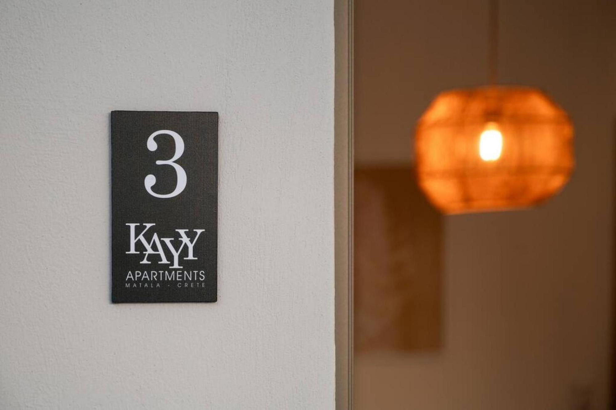 Kayy Apartments 3 In Matala Exteriér fotografie